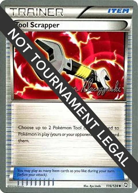 Tool Scrapper - 2013 Jason Klaczynski #116/124 Pokémon card from World Championship Decks