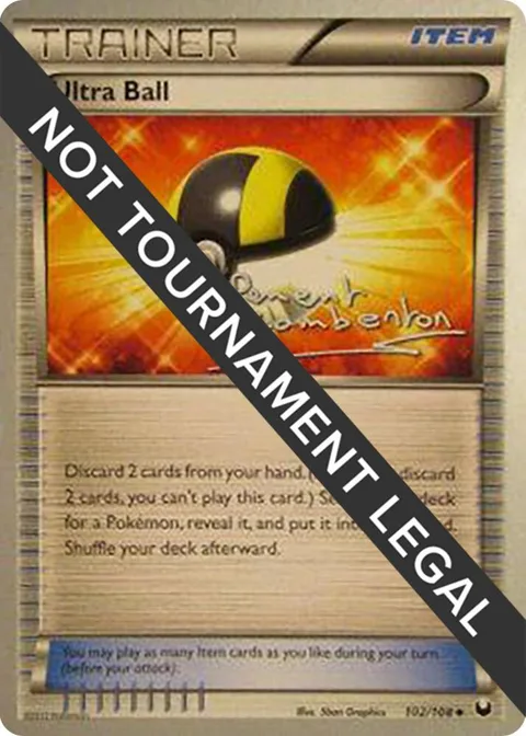 Ultra Ball - 2013 Clement Lamberton #102/108 Pokémon card from World Championship Decks