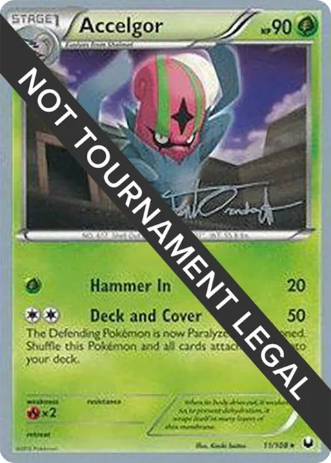Accelgor - 2014 Trent Orndorff #11/108 Pokémon card from World Championship Decks