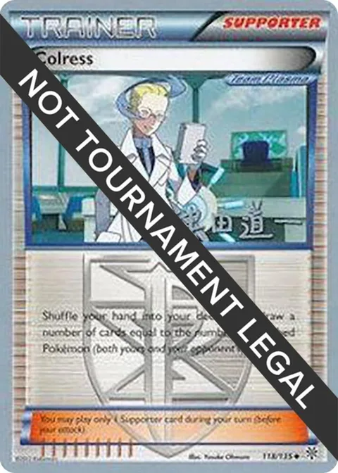 Colress - 2014 Michikazu Tsuda #118/135 Pokémon card from World Championship Decks