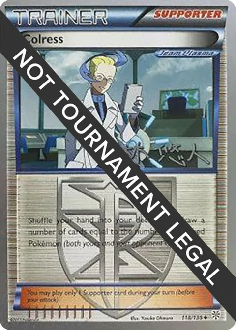 Colress - 2014 Haruto Kobayashi #118/135 Pokémon card from World Championship Decks