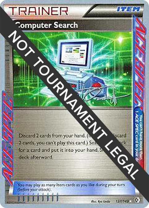 Computer Search - 2014 Trent Orndorff #137/149 Pokémon card from World Championship Decks