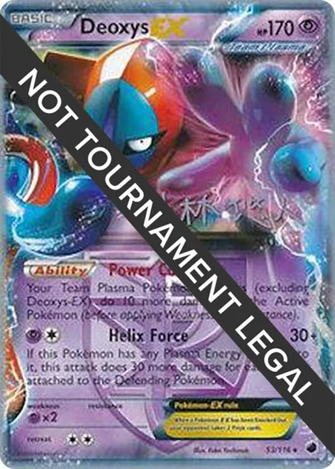 Deoxys EX - 2014 Haruto Kobayashi #53/116 Pokémon card from World Championship Decks