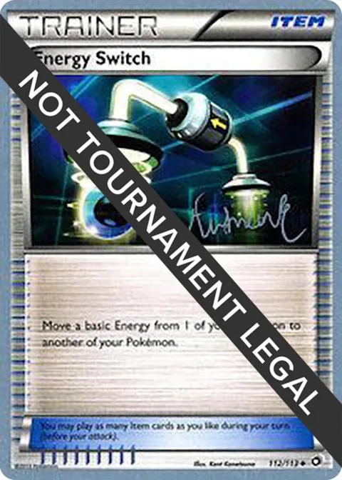 Energy Switch - 2014 Andrew Estrada #112/114 Pokémon card from World Championship Decks
