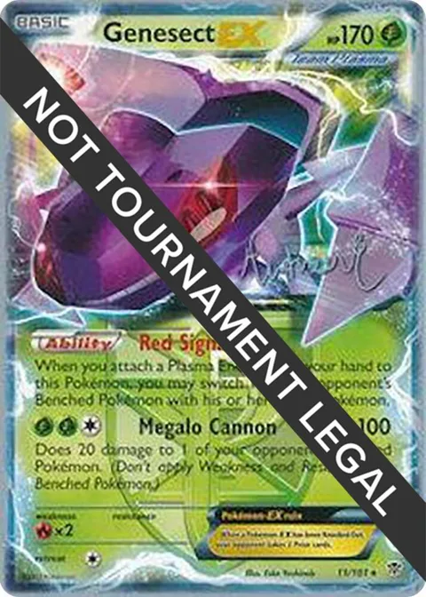 Genesect EX - 2014 Andrew Estrada #11/101 Pokémon card from World Championship Decks