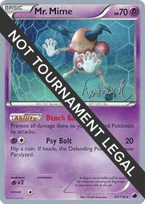 Mr. Mime - 2014 Andrew Estrada #47/116 Pokémon card from World Championship Decks
