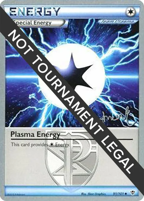 Plasma Energy - 2014 Andrew Estrada #91/101 Pokémon card from World Championship Decks