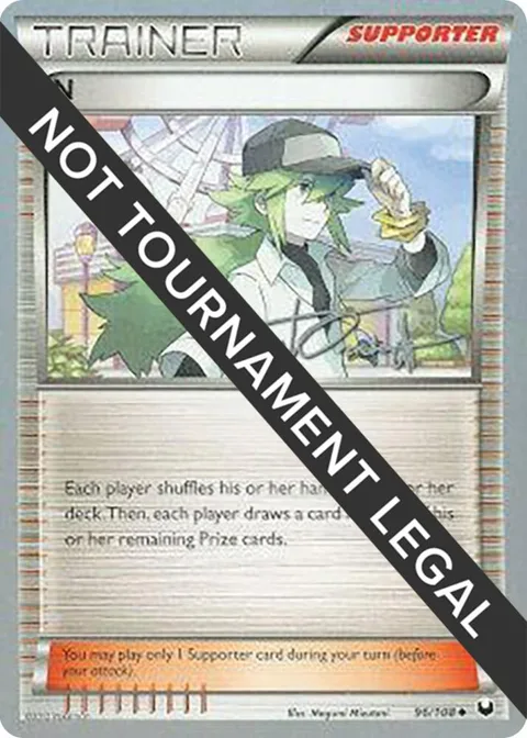 N - 2014 Trent Orndorff #96/108 Pokémon card from World Championship Decks