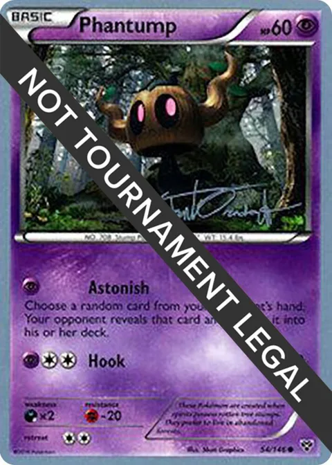 Phantump - 2014 Trent Orndorff #54/146 Pokémon card from World Championship Decks