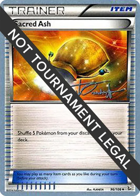 Sacred Ash - 2014 Trent Orndorff #96/106 Pokémon card from World Championship Decks