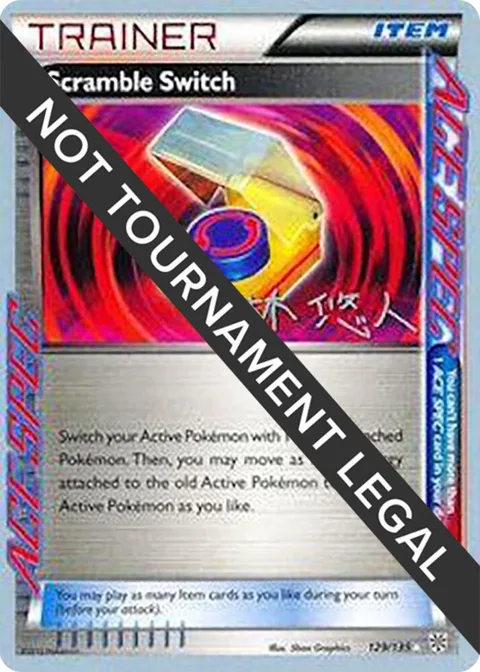 Scramble Switch - 2014 Haruto Kobayashi #129/135 Pokémon card from World Championship Decks