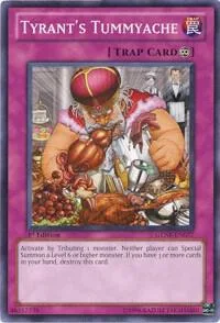 Tyrant's Tummyache GENF-EN077 Unlimited Yu-Gi-Oh card from Generation Force