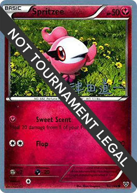 Spritzee - 2014 Michikazu Tsuda #92/146 Pokémon card from World Championship Decks