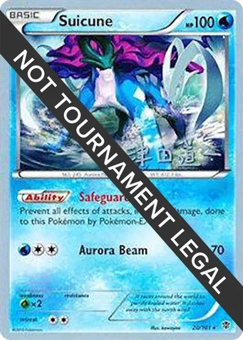 Suicune - 2014 Michikazu Tsuda #20/101 Pokémon card from World Championship Decks