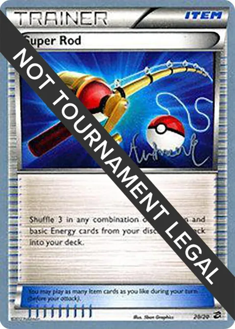 Super Rod - 2014 Andrew Estrada #20/20 Pokémon card from World Championship Decks