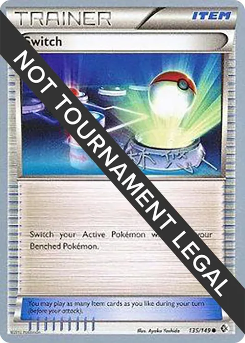Switch - 2014 Haruto Kobayashi #135/149 Pokémon card from World Championship Decks