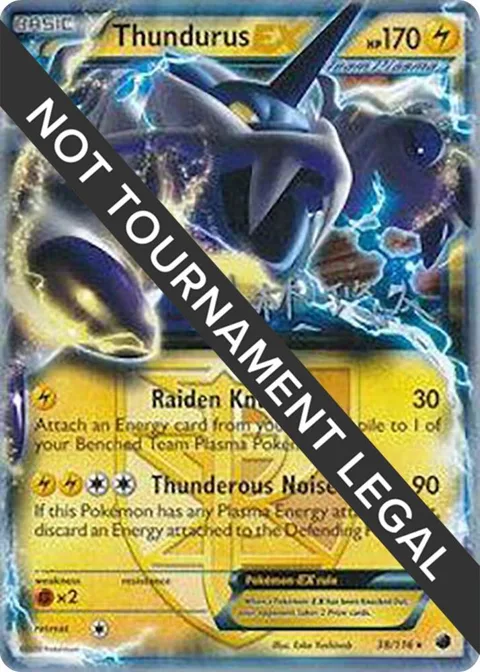 Thundurus EX - 2014 Haruto Kobayashi #38/116 Pokémon card from World Championship Decks