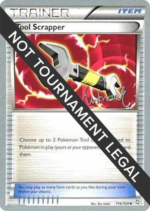 Tool Scrapper - 2014 Andrew Estrada #116/124 Pokémon card from World Championship Decks
