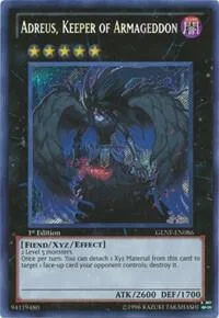 Adreus, Keeper of Armageddon GENF-EN086 1st Edition Yu-Gi-Oh card from Generation Force