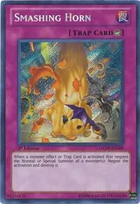 Smashing Horn GENF-EN089 1st Edition Yu-Gi-Oh card from Generation Force