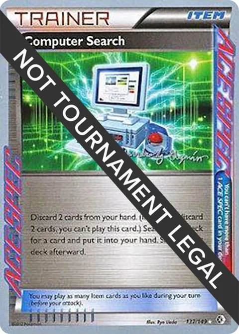 Computer Search - 2015 Alejandro Ng-Guzman #137/149 Pokémon card from World Championship Decks
