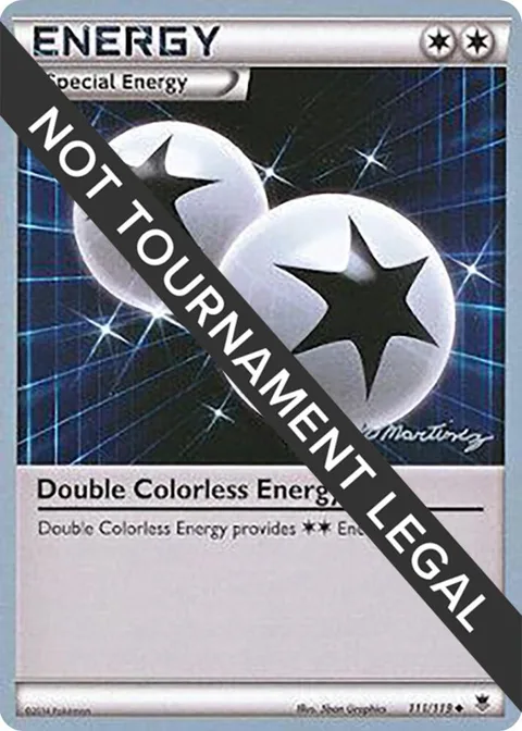 Double Colorless Energy - 2015 Patrick Martinez #111/119 Pokémon card from World Championship Decks