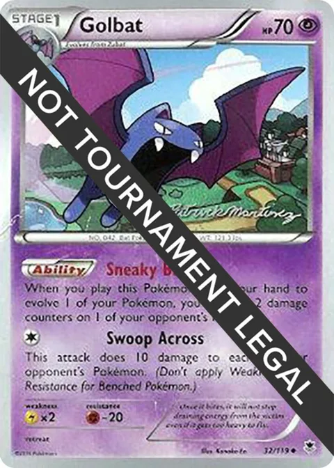 Golbat - 2015 Patrick Martinez #32/119 Pokémon card from World Championship Decks