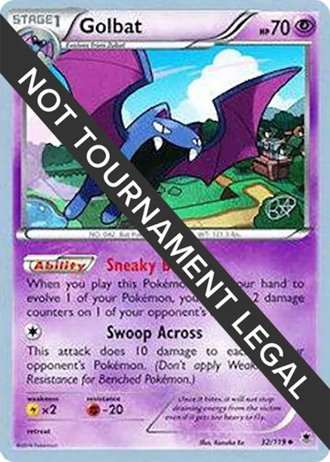 Golbat - 2015 Rowan Stavenow #32/119 Pokémon card from World Championship Decks