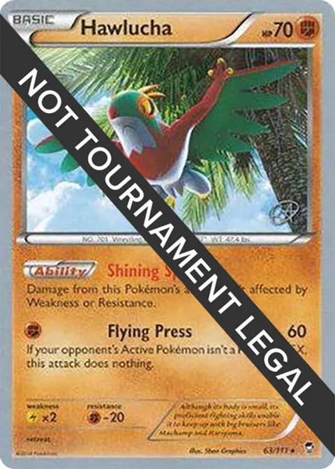 Hawlucha - 2015 Rowan Stavenow #63/111 Pokémon card from World Championship Decks
