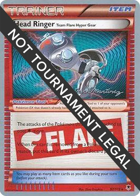 Head Ringer Team Flare Hyper Gear - 2015 Patrick Martinez #97/119 Pokémon card from World Championship Decks
