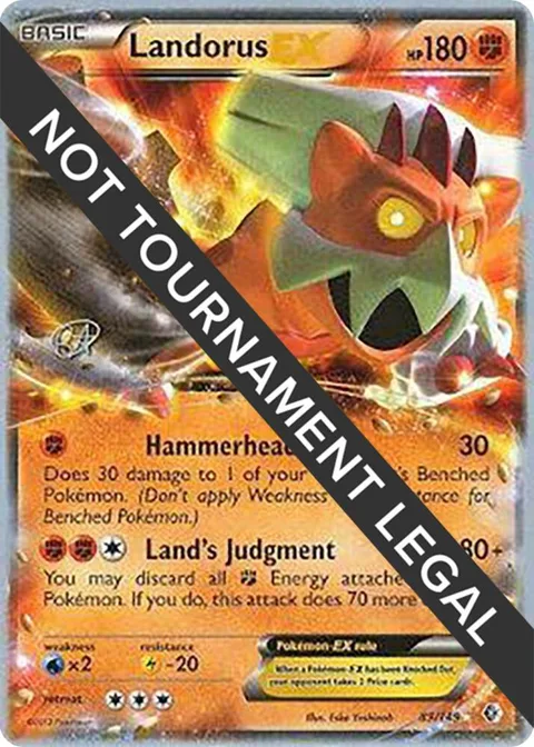 Landorus EX - 2015 Rowan Stavenow #89/149 Pokémon card from World Championship Decks