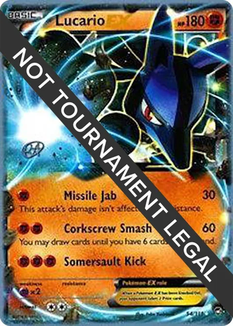 Lucario EX - 2015 Rowan Stavenow #54/111 Pokémon card from World Championship Decks