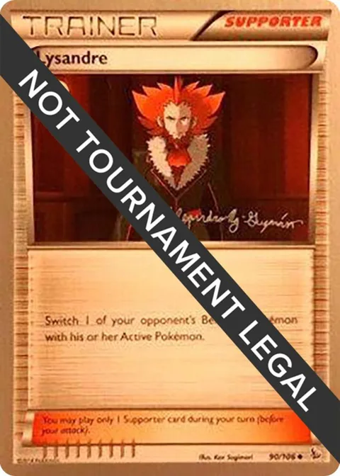 Lysandre - 2015 Alejandro Ng-Guzman #90/106 Pokémon card from World Championship Decks