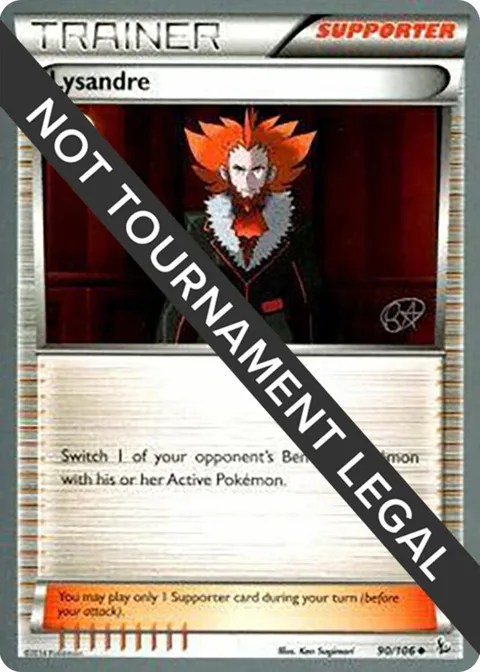 Lysandre - 2015 Rowan Stavenow #90/106 Pokémon card from World Championship Decks