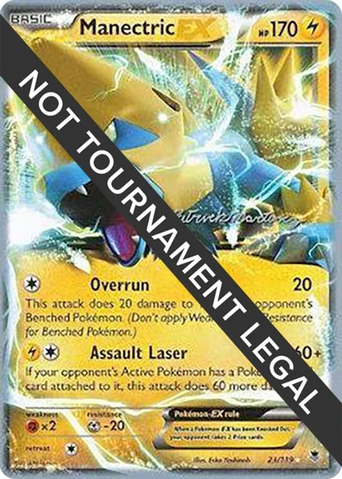 Manectric EX - 2015 Patrick Martinez #23/119 Pokémon card from World Championship Decks
