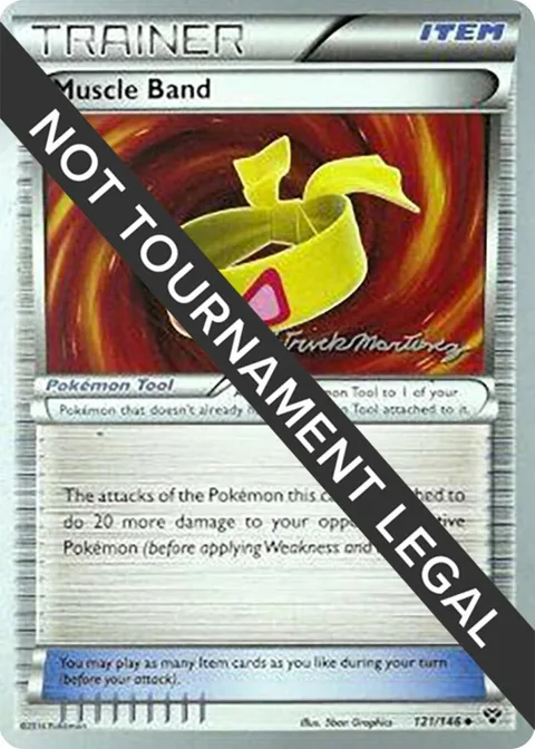 Muscle Band - 2015 Patrick Martinez #121/146 Pokémon card from World Championship Decks
