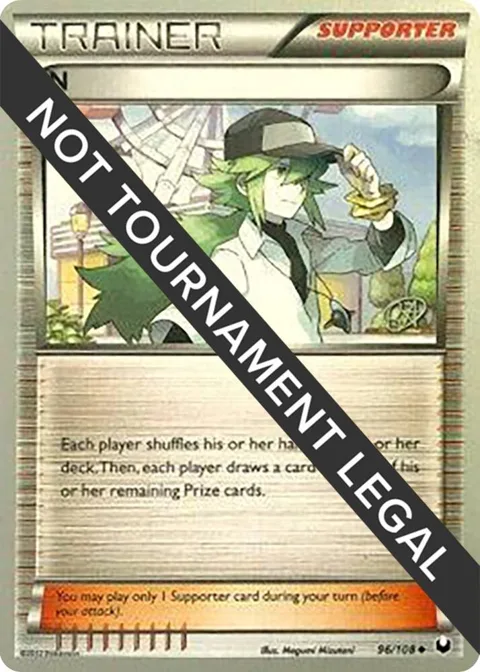 N - 2015 Rowan Stavenow #96/108 Pokémon card from World Championship Decks