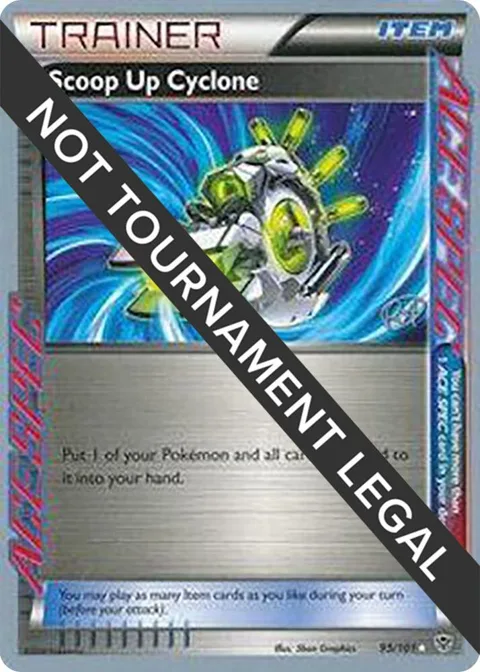Scoop Up Cyclone - 2015 Rowan Stavenow #95/101 Pokémon card from World Championship Decks