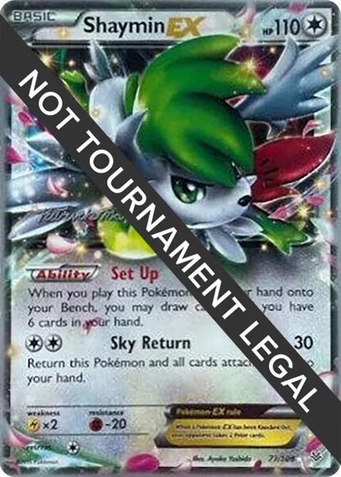 Shaymin EX - 2015 Patrick Martinez #77/108 Pokémon card from World Championship Decks