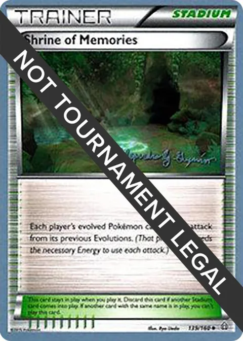 Shrine of Memories - 2015 Alejandro Ng-Guzman #139/160 Pokémon card from World Championship Decks