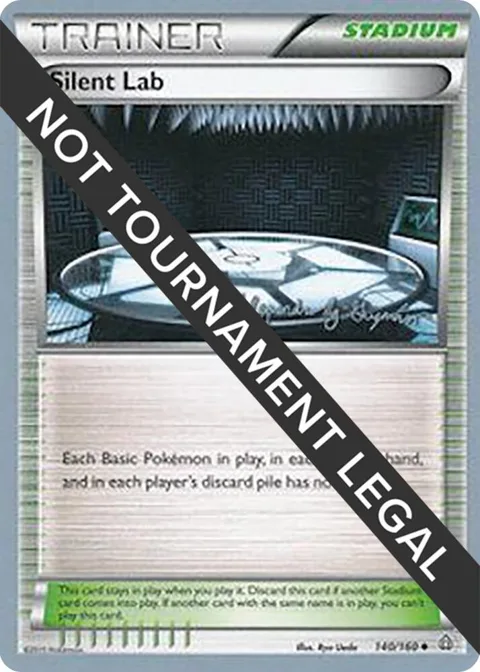 Silent Lab - 2015 Alejandro Ng-Guzman #140/160 Pokémon card from World Championship Decks