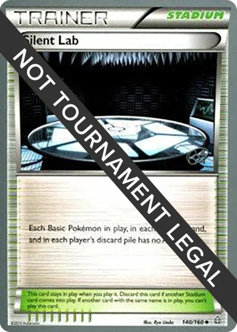 Silent Lab - 2015 Rowan Stavenow #140/160 Pokémon card from World Championship Decks