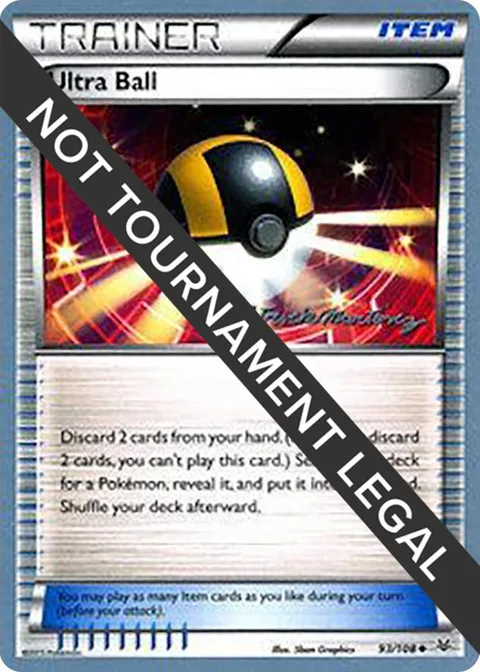 Ultra Ball - 2015 Patrick Martinez #93/108 Pokémon card from World Championship Decks