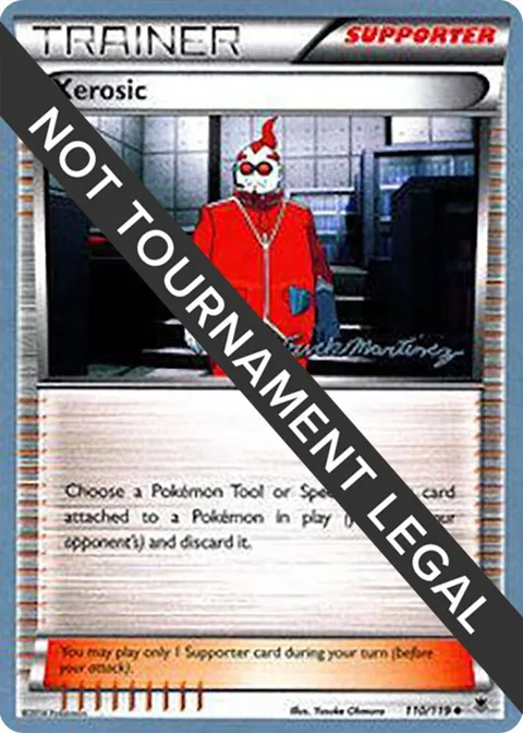 Xerosic - 2015 Patrick Martinez #110/119 Pokémon card from World Championship Decks