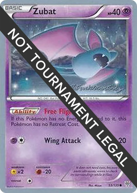 Zubat - 2015 Patrick Martinez #53/135 Pokémon card from World Championship Decks