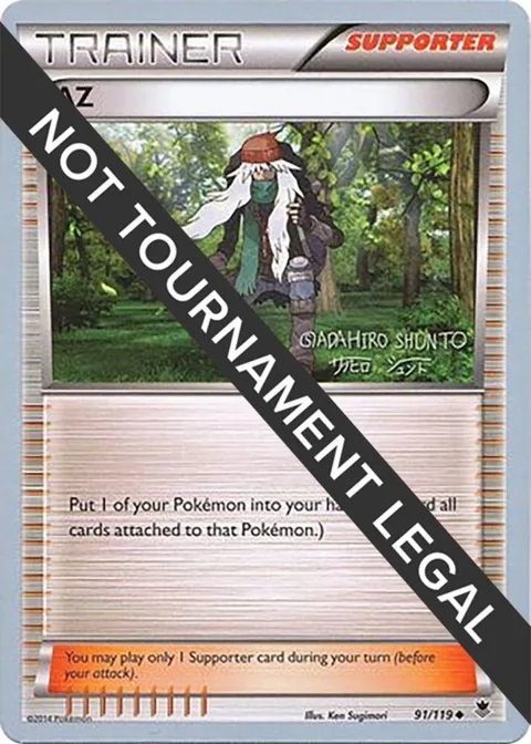 AZ - 2016 Shunto Sadahiro #91/119 Pokémon card from World Championship Decks