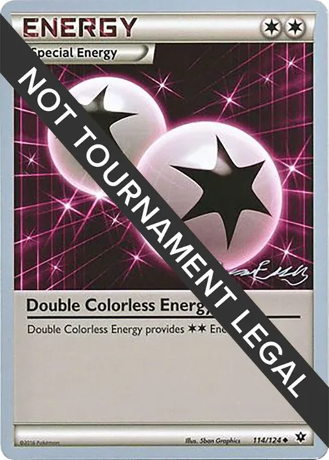 Double Colorless Energy - 2016 Jesper Eriksen #114/124 Pokémon card from World Championship Decks