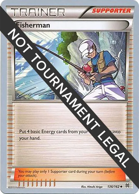 Fisherman - 2016 Cody Walinski #136/162 Pokémon card from World Championship Decks