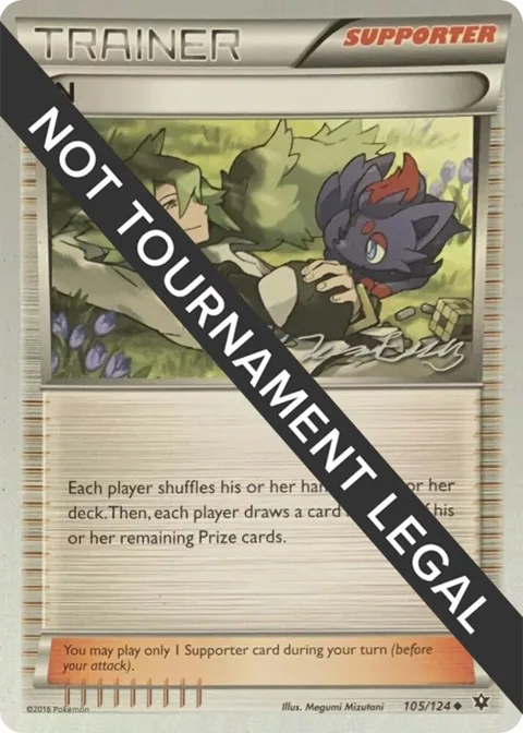N - 2016 Jesper Eriksen #105/124 Pokémon card from World Championship Decks