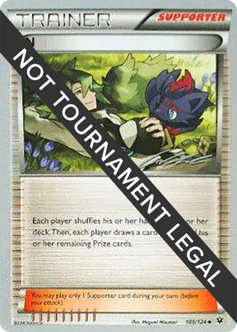 N - 2016 Cody Walinski #105/124 Pokémon card from World Championship Decks